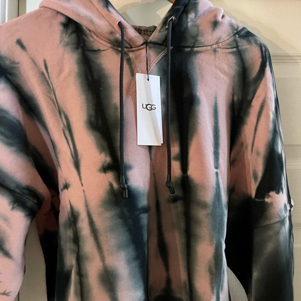 Ugg Cropped tie-dyed Hoodie